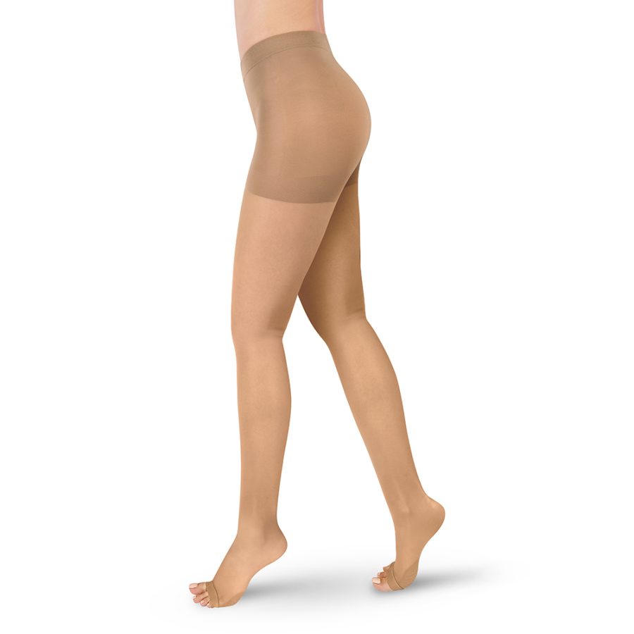 Medias de Compresión Alta – Cadera Dedos Libres Opaca 20-30mmHg 1437
