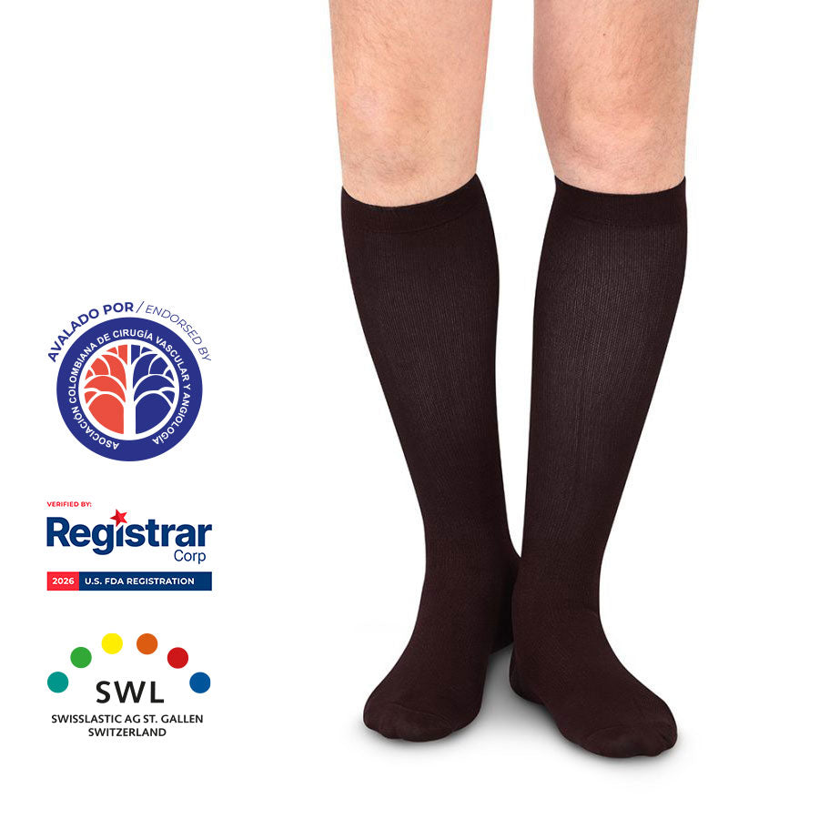 Calcetín para hombre – Compresión Mediana 15-20mmHg 3323