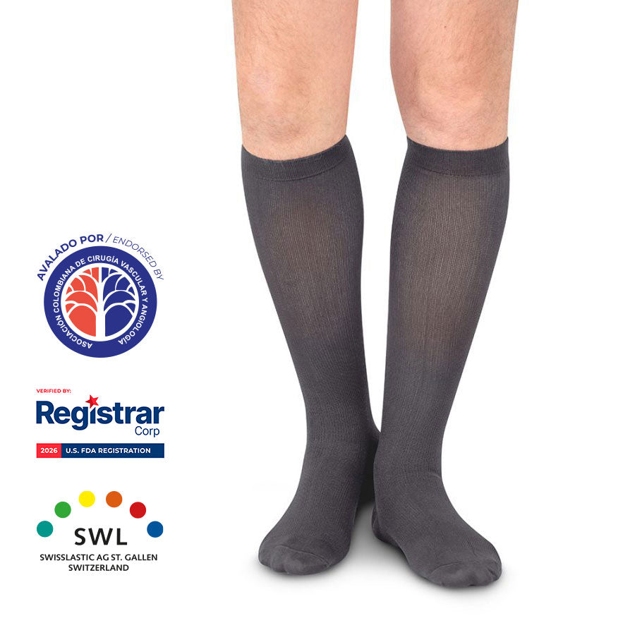 Calcetín para hombre – Compresión Mediana 15-20mmHg 3323