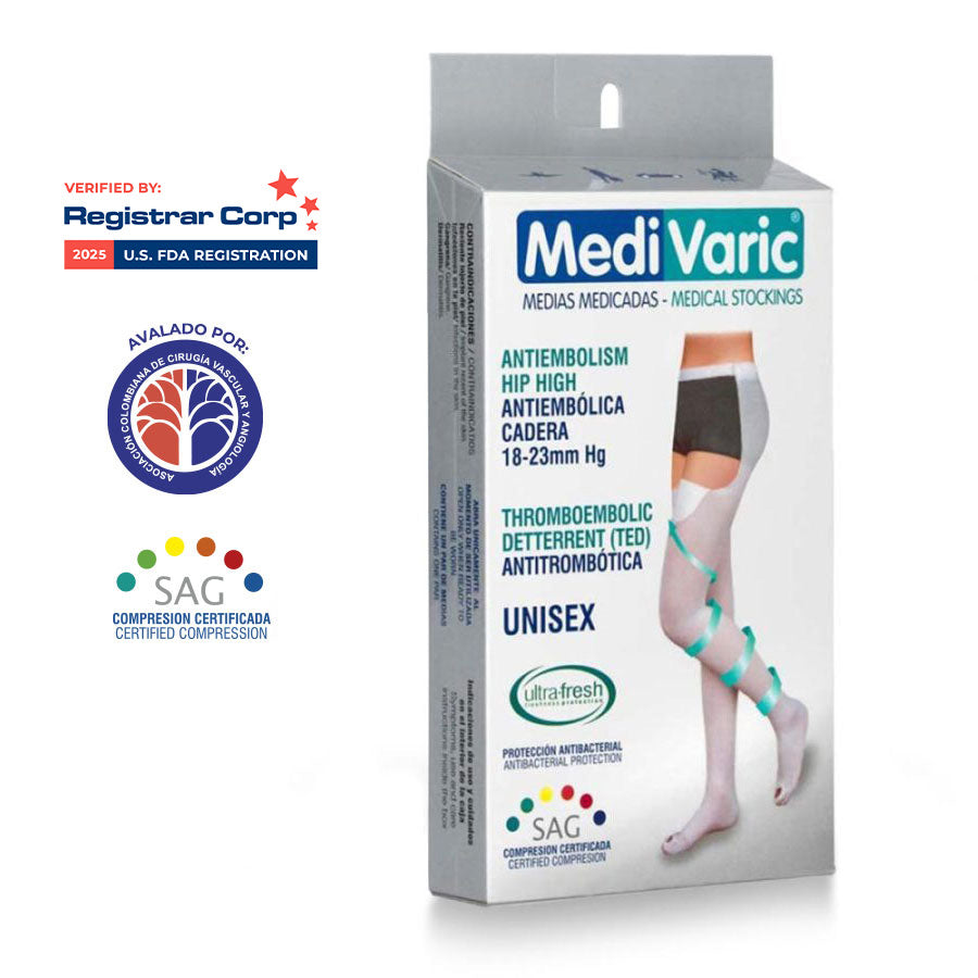 Medias de Compresión Antiembólica 18-23 mmHg