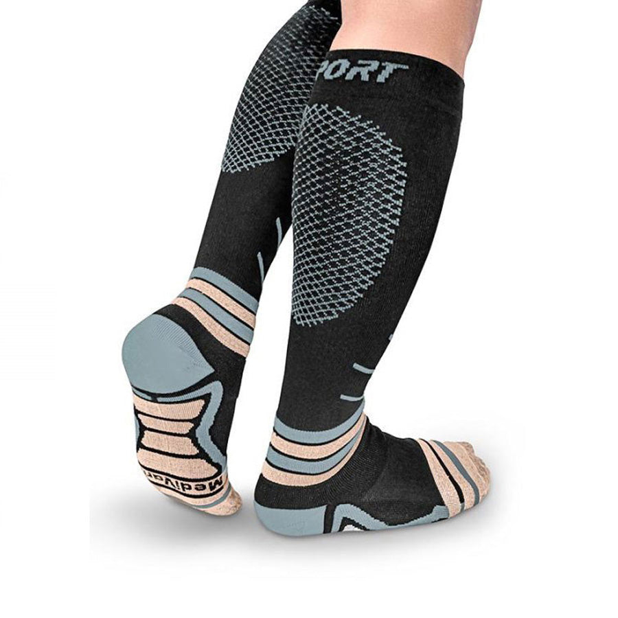 Medias de Compresión Deportiva con Hilado de Cobre Medivaric 18-23 mmHg 5663