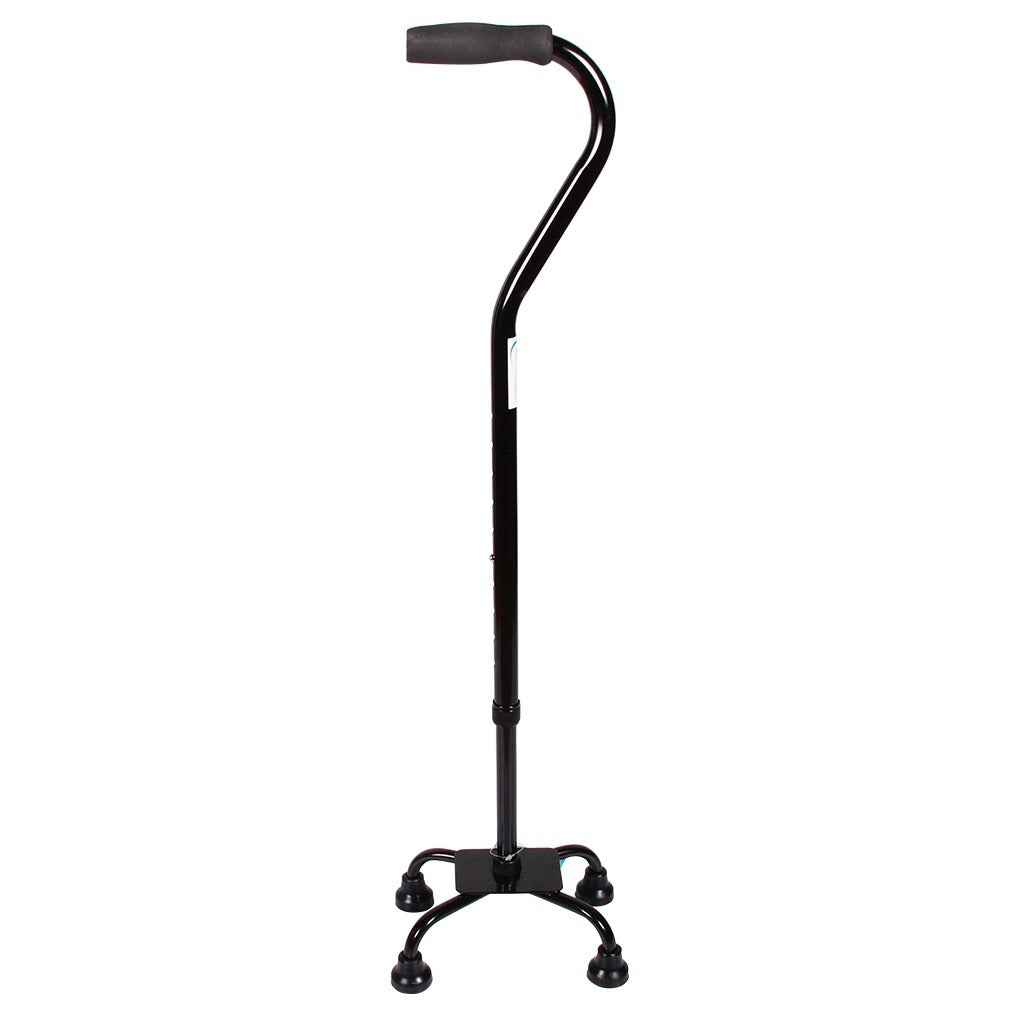 Bastón de Aluminio 4 Puntos Base Pequeña KP4202 | Estabilidad y Comodidad
