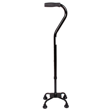 Bastón de Aluminio 4 Puntos Base Pequeña KP4202 | Estabilidad y Comodidad