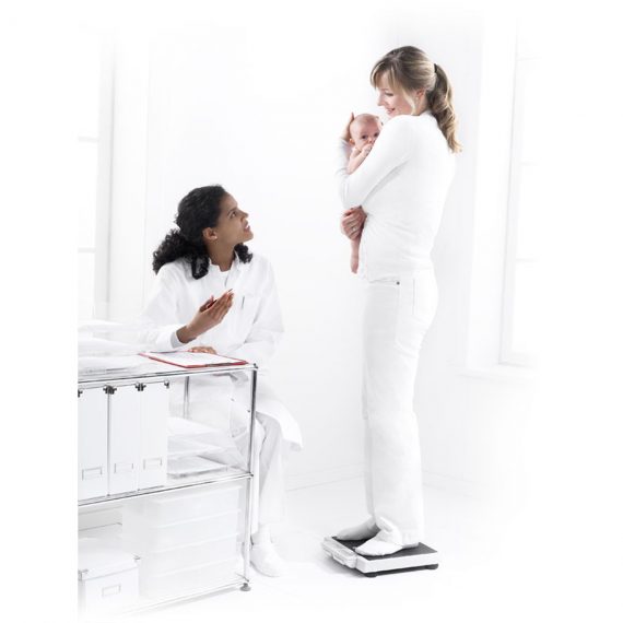 Balanza Pesa Persona Digital Función Madre Bebe 200kg 874 Seca