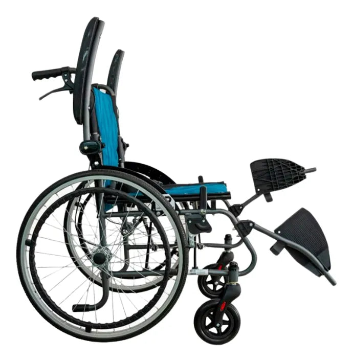 Silla De Ruedas Estándar Y De Transporte En Aluminio Konfort Plus KBE-9630L