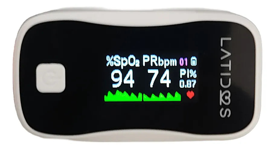 Oxímetro Latidos Gmdpx-201d Oled Con Curva Pletismográfica