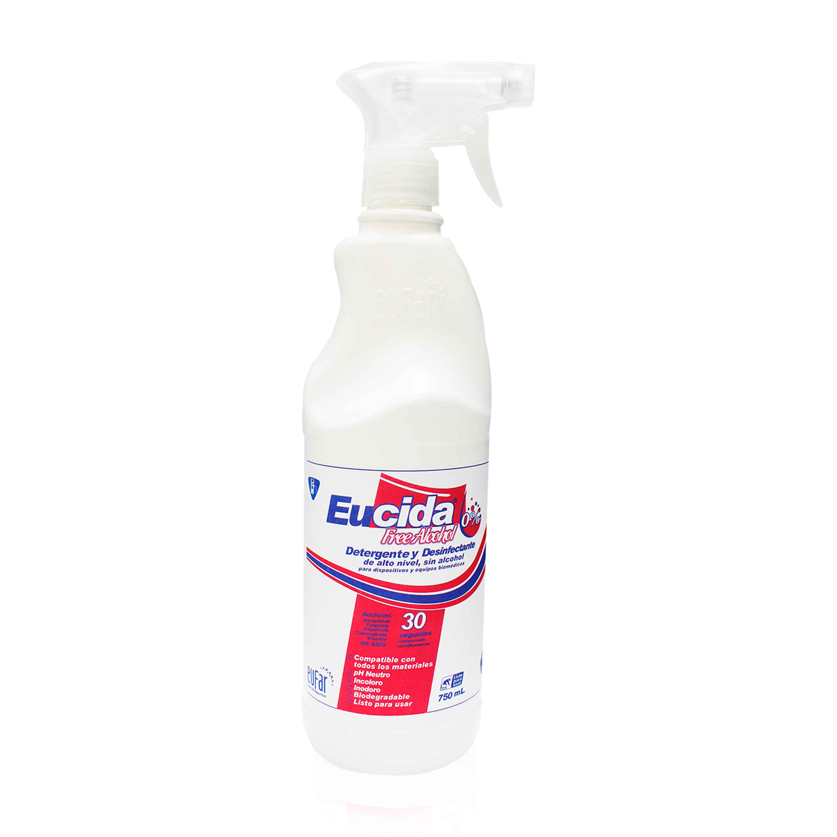 Eucida Free Alcohol + Desinfectante 750 Ml.