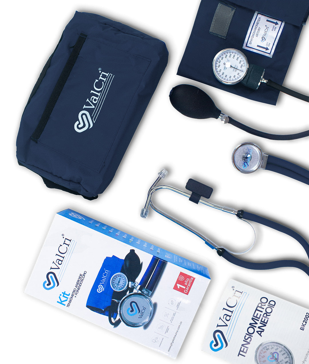 Kit Tensiometro + Fonendoscopio Rappaport Valcri