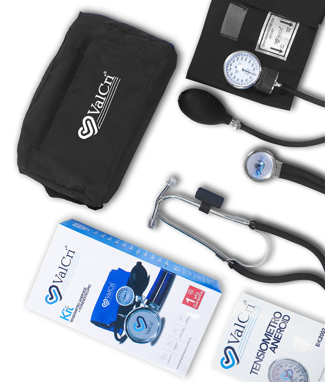 Kit Tensiometro + Fonendoscopio Rappaport Valcri