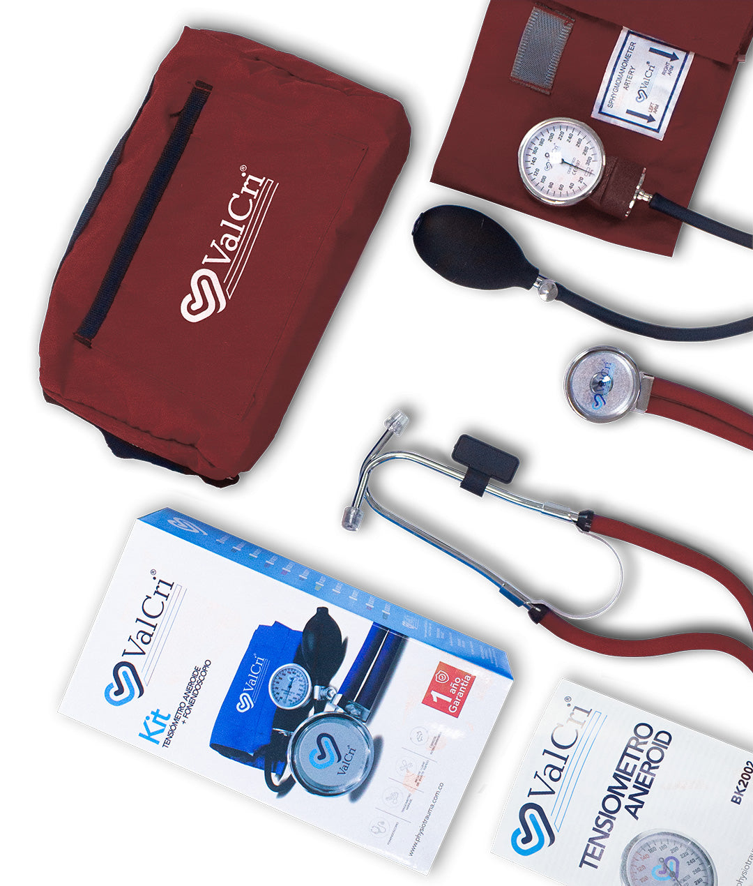Kit Tensiometro + Fonendoscopio Rappaport Valcri