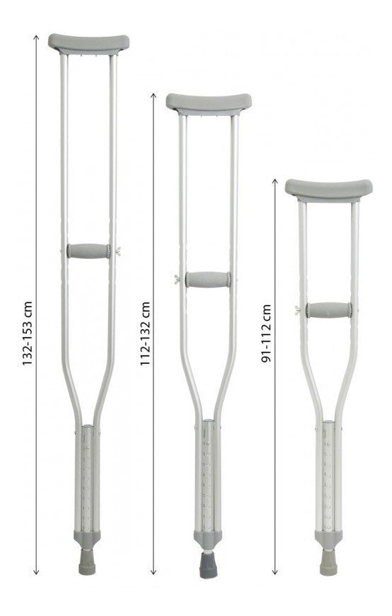 Muletas de Aluminio Talla S-M-L- | Comodidad y Estabilidad
