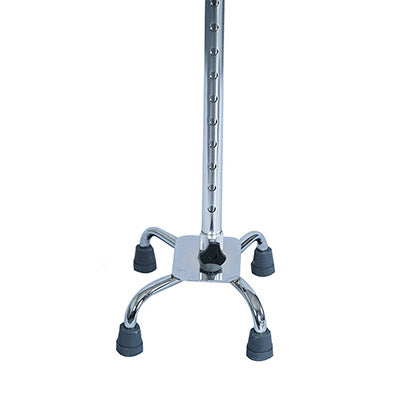 Bastón de Aluminio 4 Puntos Base Pequeña KP4202 | Estabilidad y Comodidad
