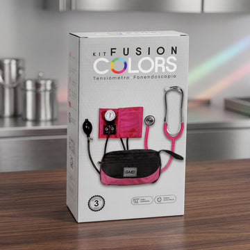 Kit Tensiometro y Fonendo Fusión Colors GMD con Estuche