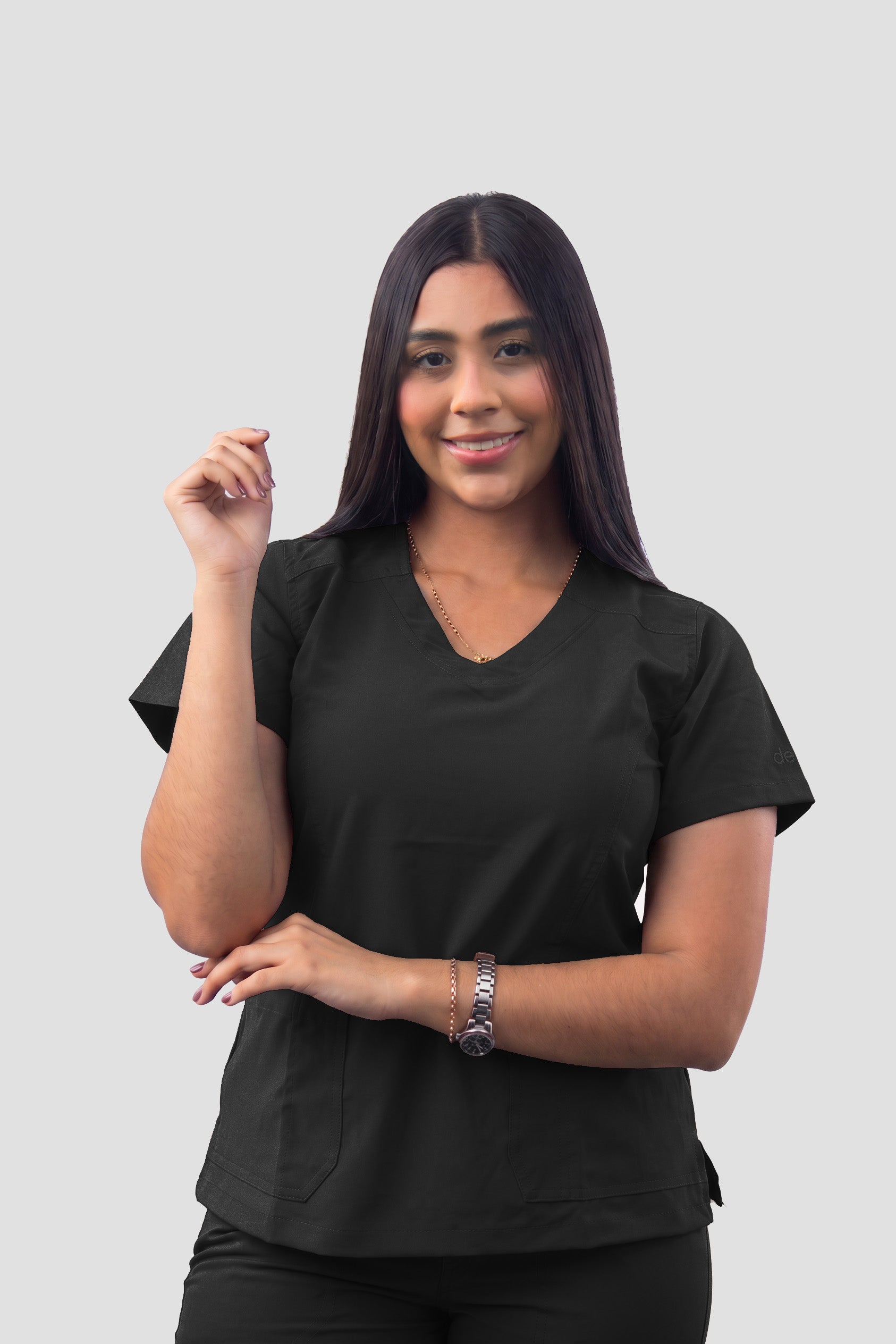 Uniforme Antifluido 803F Gris Oscuro Talla L | Cómodo, Ligero y Profesional