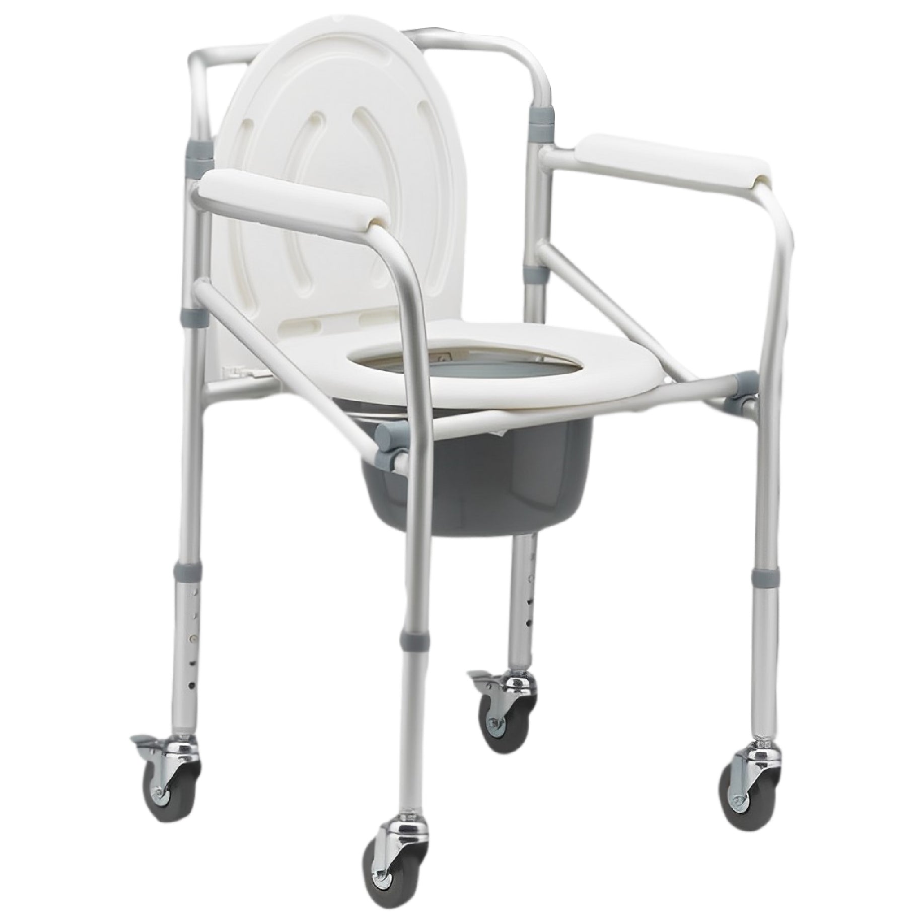 Asiento Sanitario Aluminio Plegable  en Aluminio Onodizado