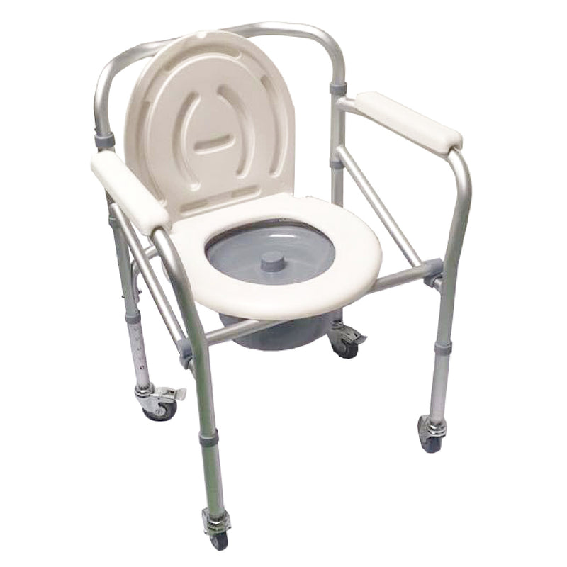 Cómodo Sanitario Plegable en Aluminio Onodizado